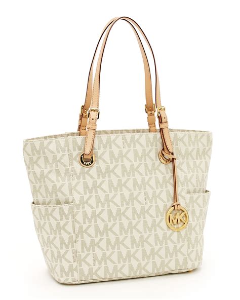 michael kors vanilla canvas|Michael Kors packable tote.